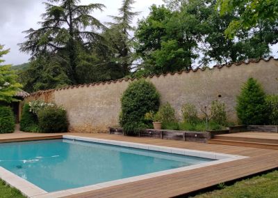 Terrasse en boise exotique en ipé